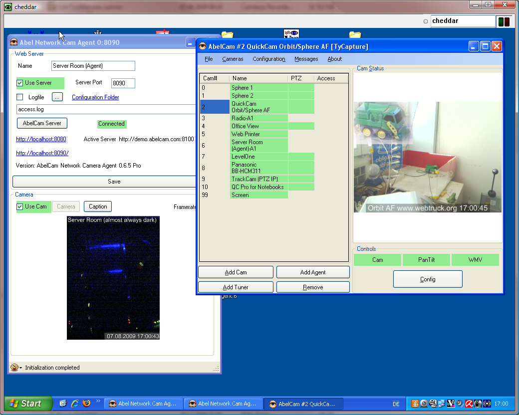 Running some cameras